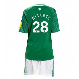 Newcastle United Joe Willock #28 Uit tenue Kids 2025-26 Korte Mouw (+ Korte broeken)